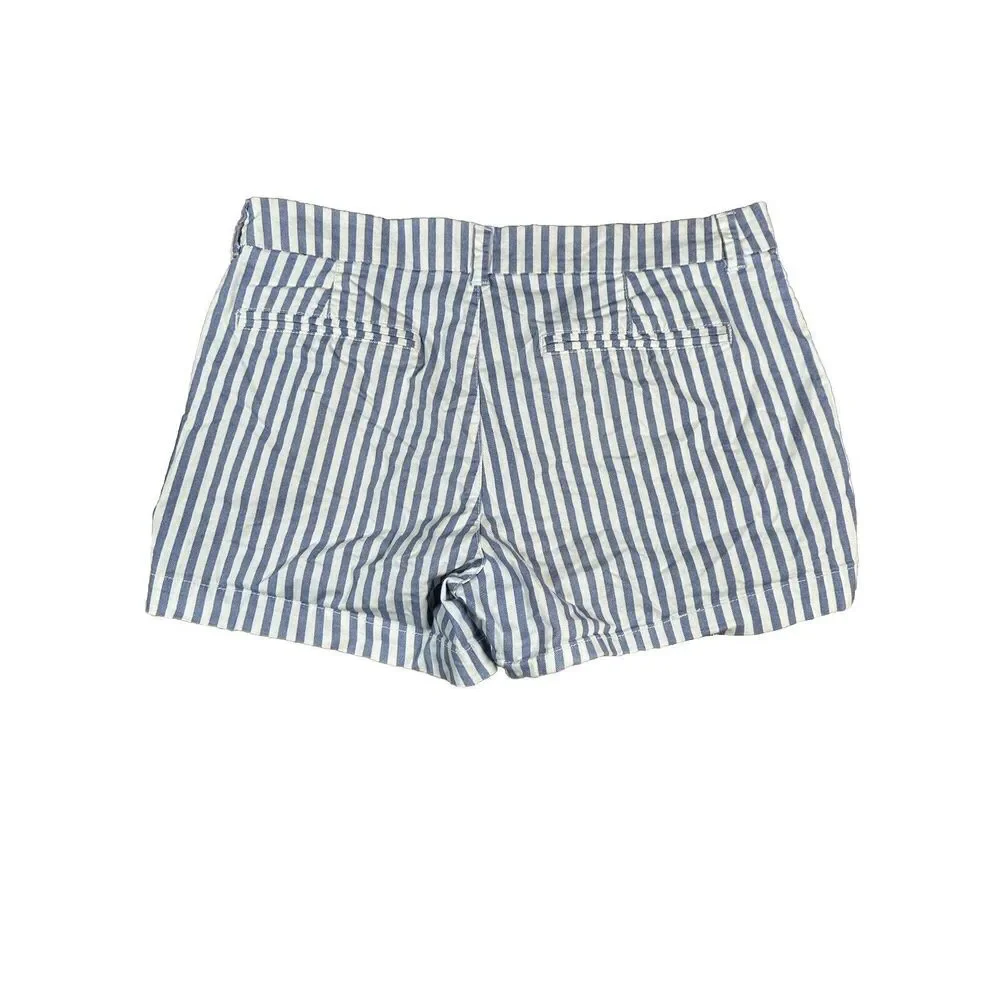 Old‎ Navy Women's Everyday Shorts Size 12 Blue & White Stripe